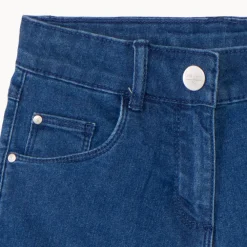 Short in jeans met zakken meisjes