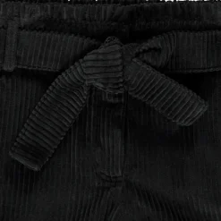 Short in ribfluweel met afneembare strikceintuur meisjes