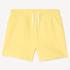 Short in uni fleece meisjes