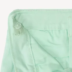 Short in uni twill met plooieffect meisjes