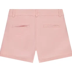 Short in uni twill met plooieffect meisjes