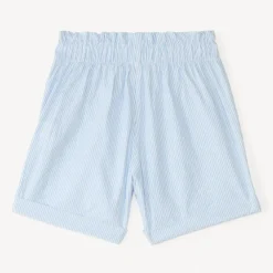 Short meisjes in gestreepte seersucker