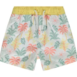 Short met botanische print jongens