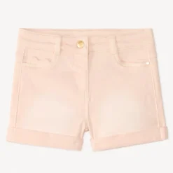 Short met denimlook en hartjeszak meisjes