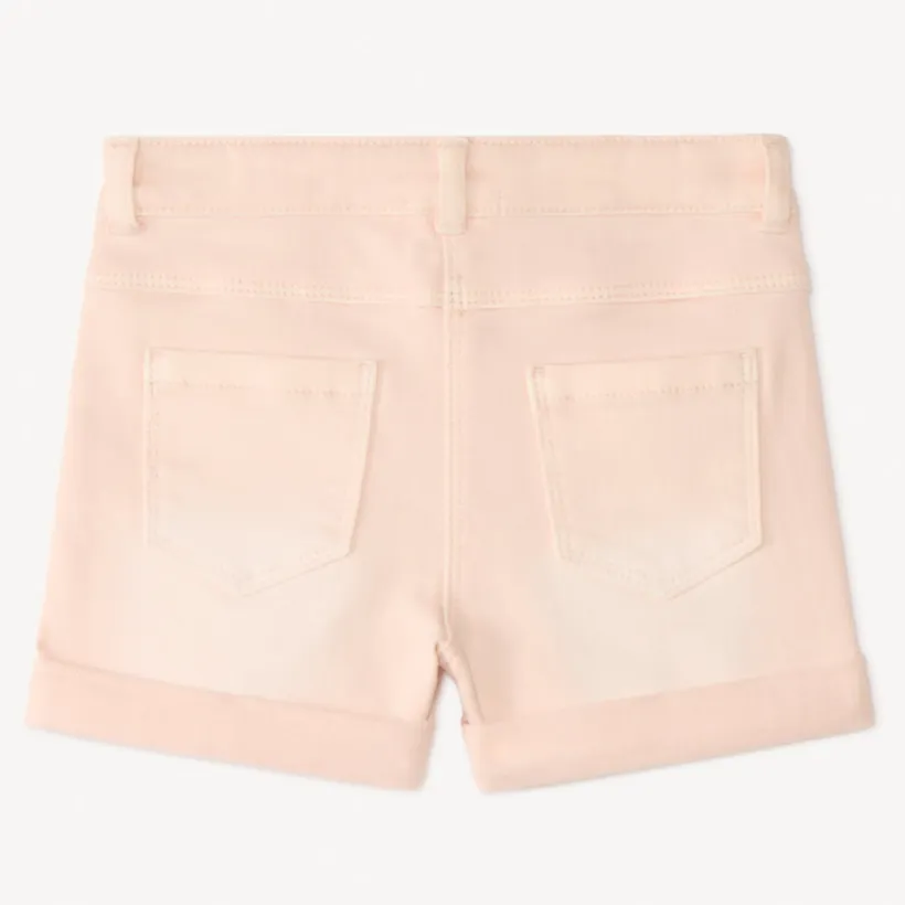 Short met denimlook en hartjeszak meisjes
