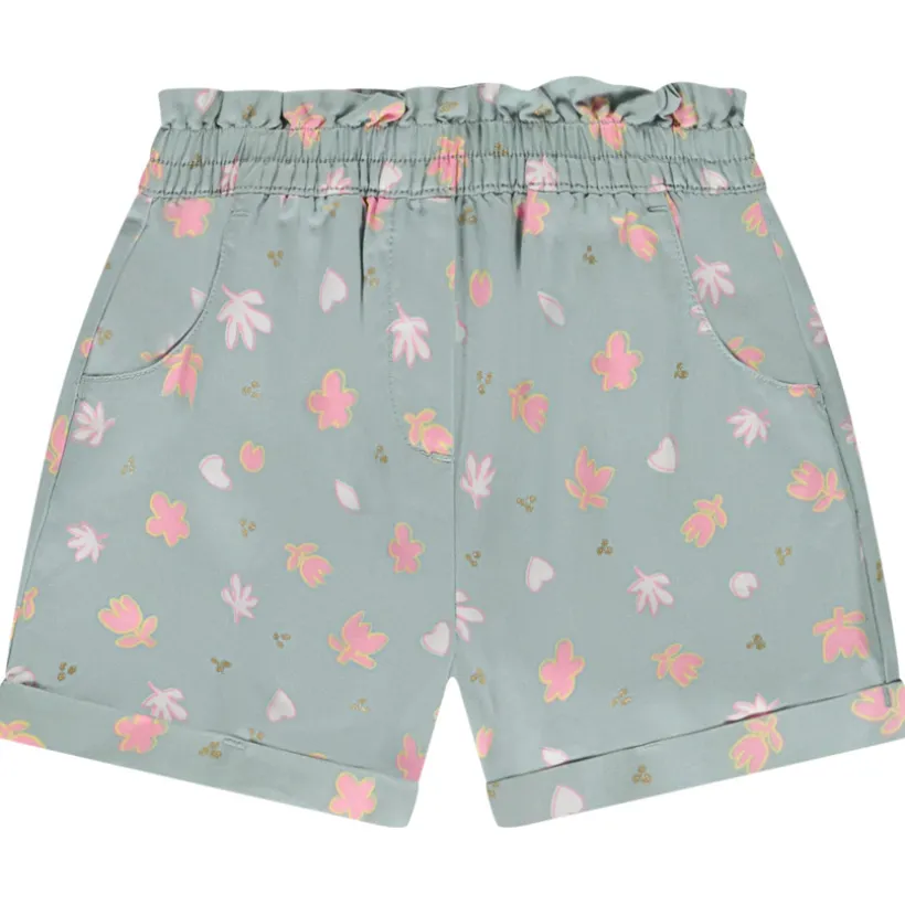 Short met fantasiedruk in Tencel meisjes