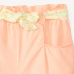 Short met strikband en bloemenprint voor babymeisjes
