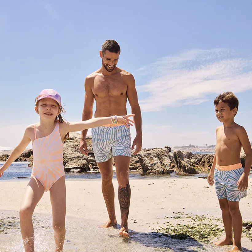 Short met tie-dye-effect voor mannen