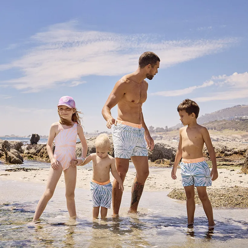 Short met tie-dye-effect voor mannen
