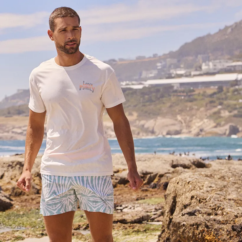 Short met tie-dye-effect voor mannen