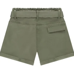 Short paperbag met strikceintuur meisjes