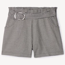 Short pied de poule meisjes