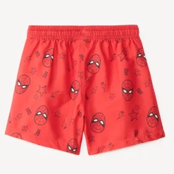 Short van badstof met Spider-Man Marvel jongens