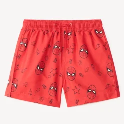 Short van badstof met Spider-Man Marvel jongens