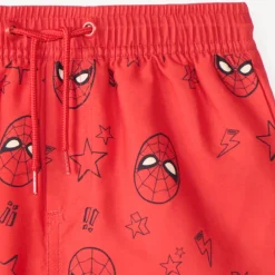 Short van badstof met Spider-Man Marvel jongens