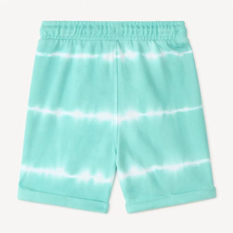 Short van gebreide stof met tie-dye effect voor jongensbaby's
