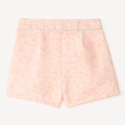 Short van jacquard met bloemmotieven meisjes