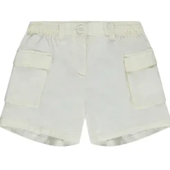 Short van stof met zakken en elastische taille meisjes