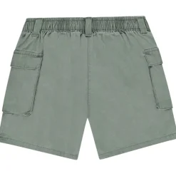 Short van stof met zakken en elastische taille meisjes