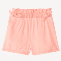 Short van tencel met decoratieve knopen meisjes