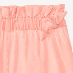 Short van tencel met decoratieve knopen meisjes