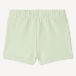 Short van uni kleur jersey voor babymeisjes