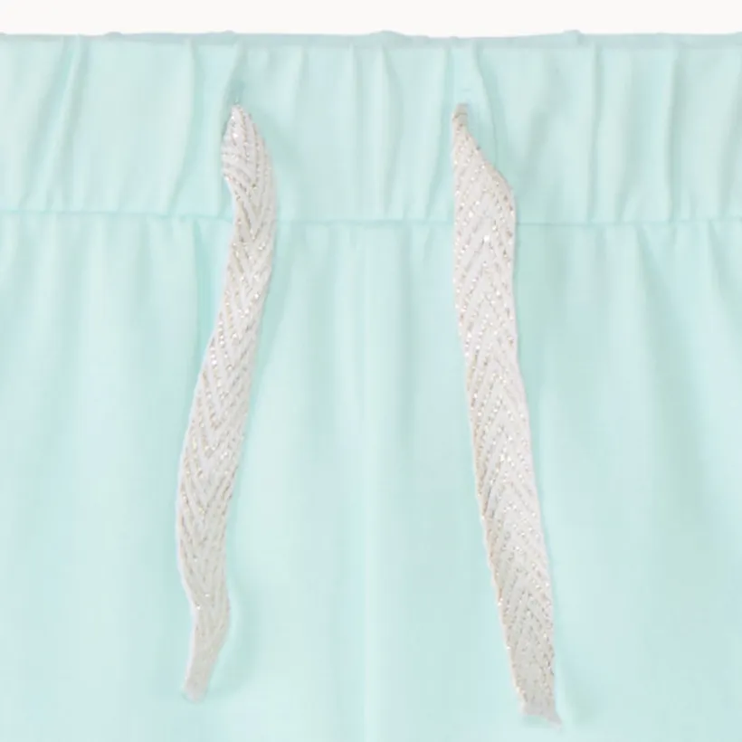 Short van uni kleur jersey voor babymeisjes