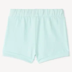 Short van uni kleur jersey voor babymeisjes