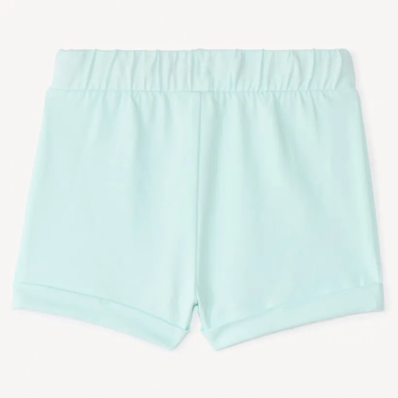 Short van uni kleur jersey voor babymeisjes