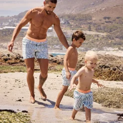 Short van zwemkleding met tie & dye-effect voor babyjongen