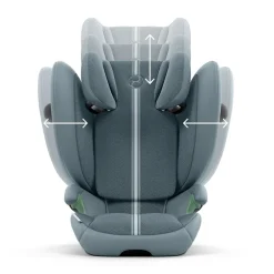 Siège-auto pliable Solution G2 i-Fix Plus stormy blue
