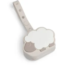 Siliconen fopspeendoosje Sheepy Zand