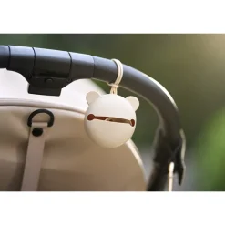 Siliconen fopspeenhouder 7CM Light Terra