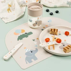 Siliconen placemat Celebration Zand