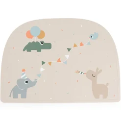 Siliconen placemat Celebration Zand