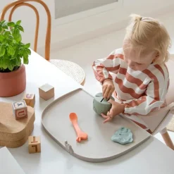 Siliconen placemat met hoge rand Elphee Blauw