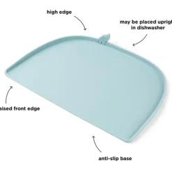 Siliconen placemat met hoge rand Elphee Blauw