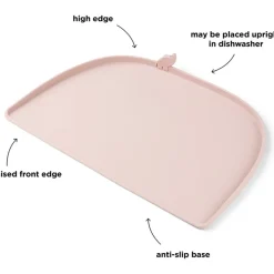 Siliconen placemat met hoge rand Elphee Roze