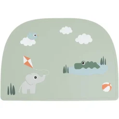 Siliconen placemat Playground Groen