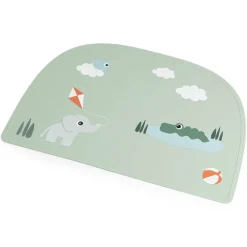Siliconen placemat Playground Groen