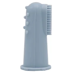 Siliconen vingertop tandenborstel Blauw