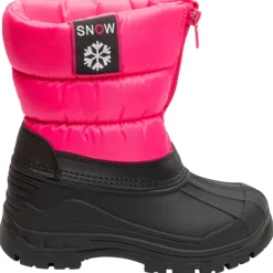 Skiboots met gewatteerde kraag en rubberen zool meisjes