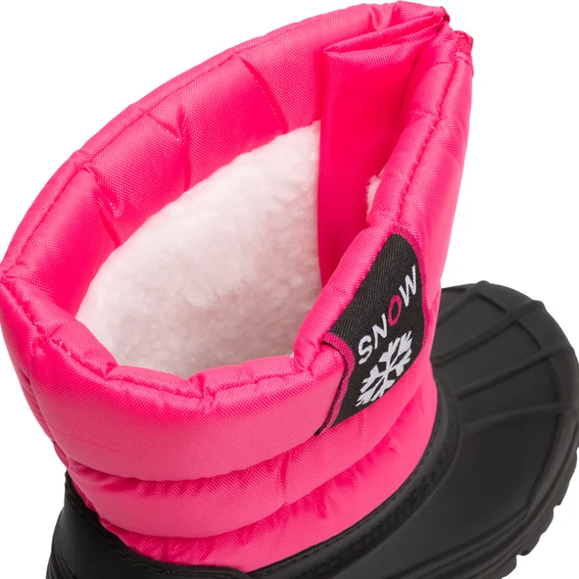 Skiboots met gewatteerde kraag en rubberen zool meisjes
