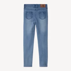 Skinny effen denim jeans meisjes