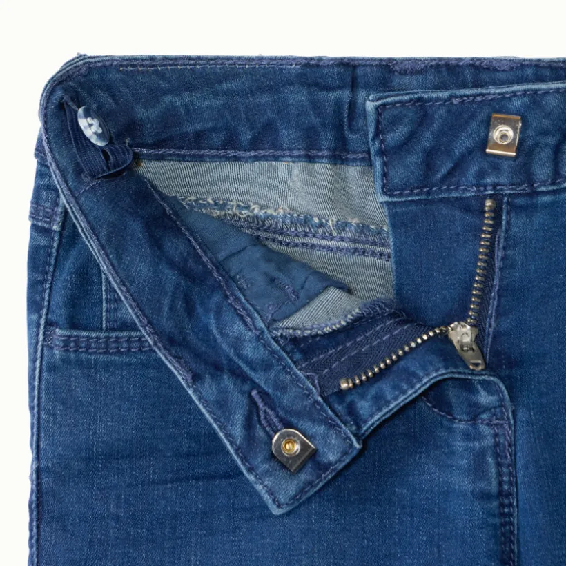 Skinny jeans uni in denim meisjes