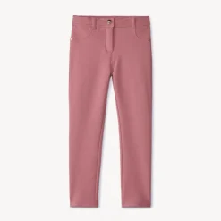 Skinny joggingbroek in effen fleece meisjes