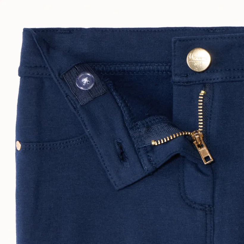 Skinny joggingbroek in fleece meisjes