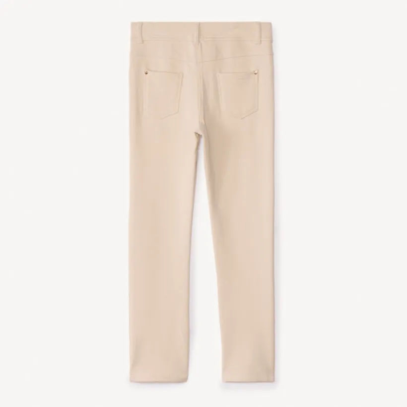 Skinny joggingbroek in fleece meisjes