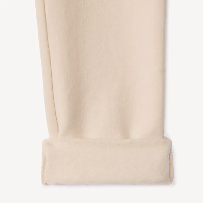 Skinny joggingbroek in fleece meisjes