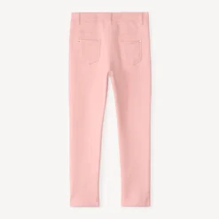 Skinny joggingbroek met glitterstippenprint meisjes
